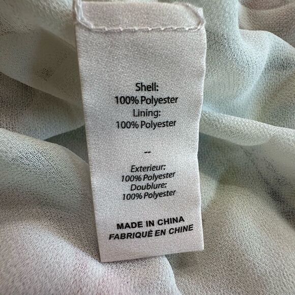 CINQ À SEPT Sheila‎ Floral Ruffle-Trim Midi Dress Size 2 V-Neck Flutter Sleeve - Picture 11 of 14